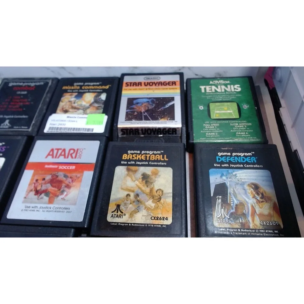 Atari 2600 Games Lot of 15 Tested Working